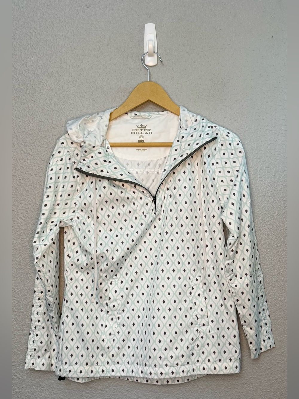 Peter Millar | E4 Lightweight Hooded Golf Pullover Windbreaker Jacket | Size XS